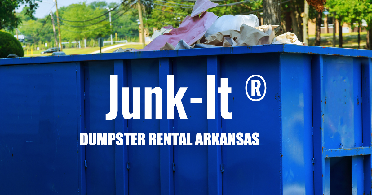 JunkIt Dumpster Rental Northwest Arkansas